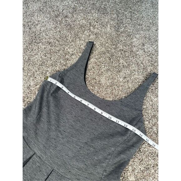 Wilfred Aritzia Gray Sleeveless Skater Mini Dress Size 4 Small Fit & Flare Twee - Picture 7 of 12